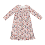 Sweet Bamboo Rainbow Bright Boho Dress With Pockets Tea Length For Girls - Everetts Place Boutique - 
