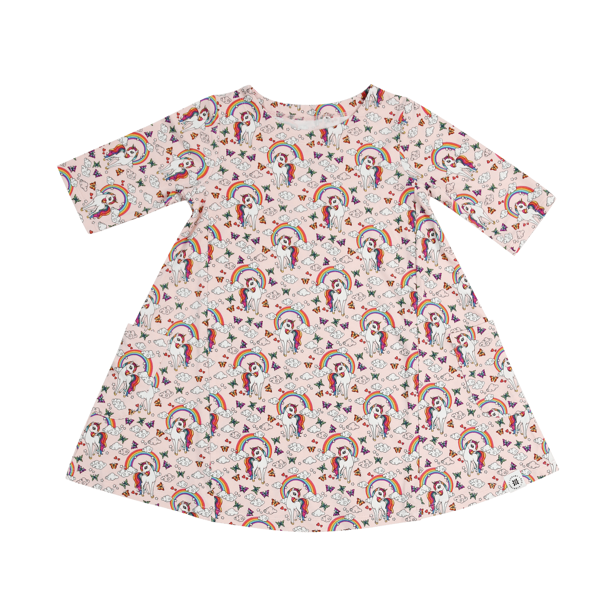 Sweet Bamboo Rainbow Bright Miss Mayhem Tunic Dress With Pockets - Everetts Place Boutique - 