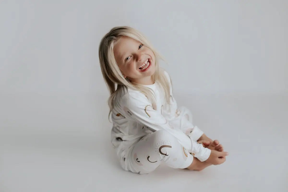 Three Little Tots Rainbow Jammies - 