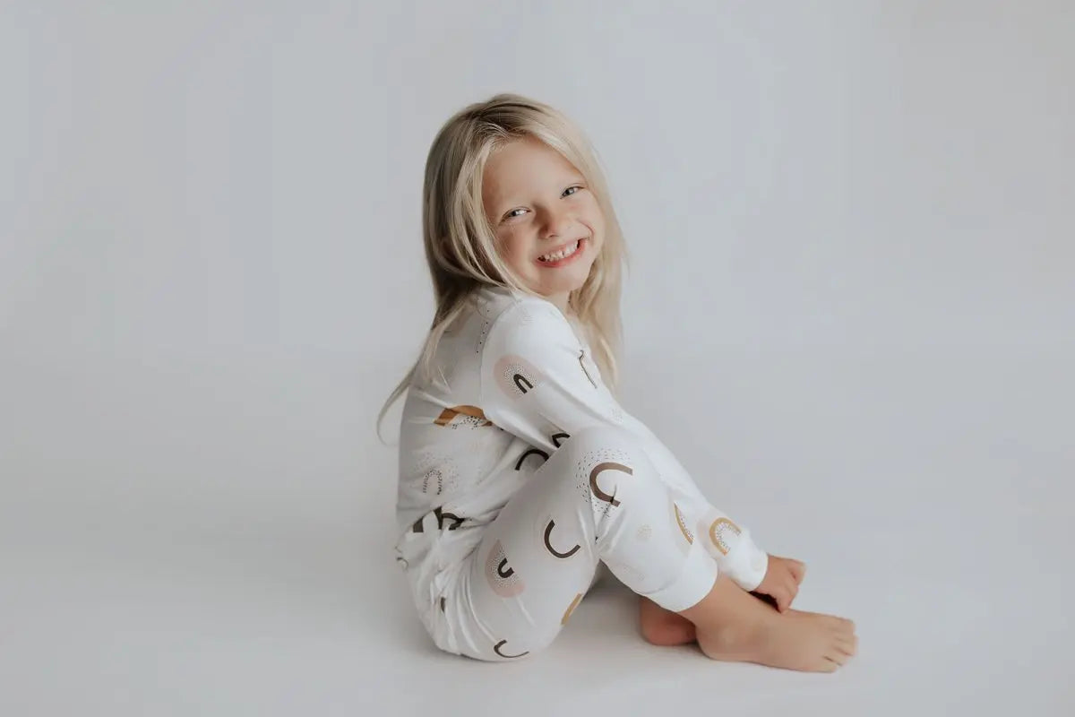 Three Little Tots Rainbow Jammies - 
