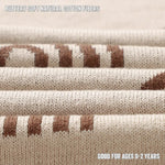 Bleu La La Rainbow Knit Swaddle Blankets Made from 100 Percent OEKO Tex Certified Cotton - Baby & Toddler > Swaddling & Receiving Blankets > Receiving Blankets Knit blankets