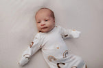 Three Little Tots Rainbow Newborn Knotted Baby Gown - 