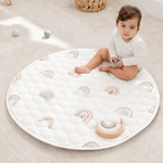 Rainbow Play Mat With Non Slip Bottom For Baby Crawling Comfy Cubs Everetts Place: Online Boutique 34.99