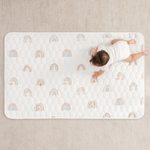 Rainbow Play Mat With Non Slip Bottom For Baby Crawling Comfy Cubs Everetts Place: Online Boutique