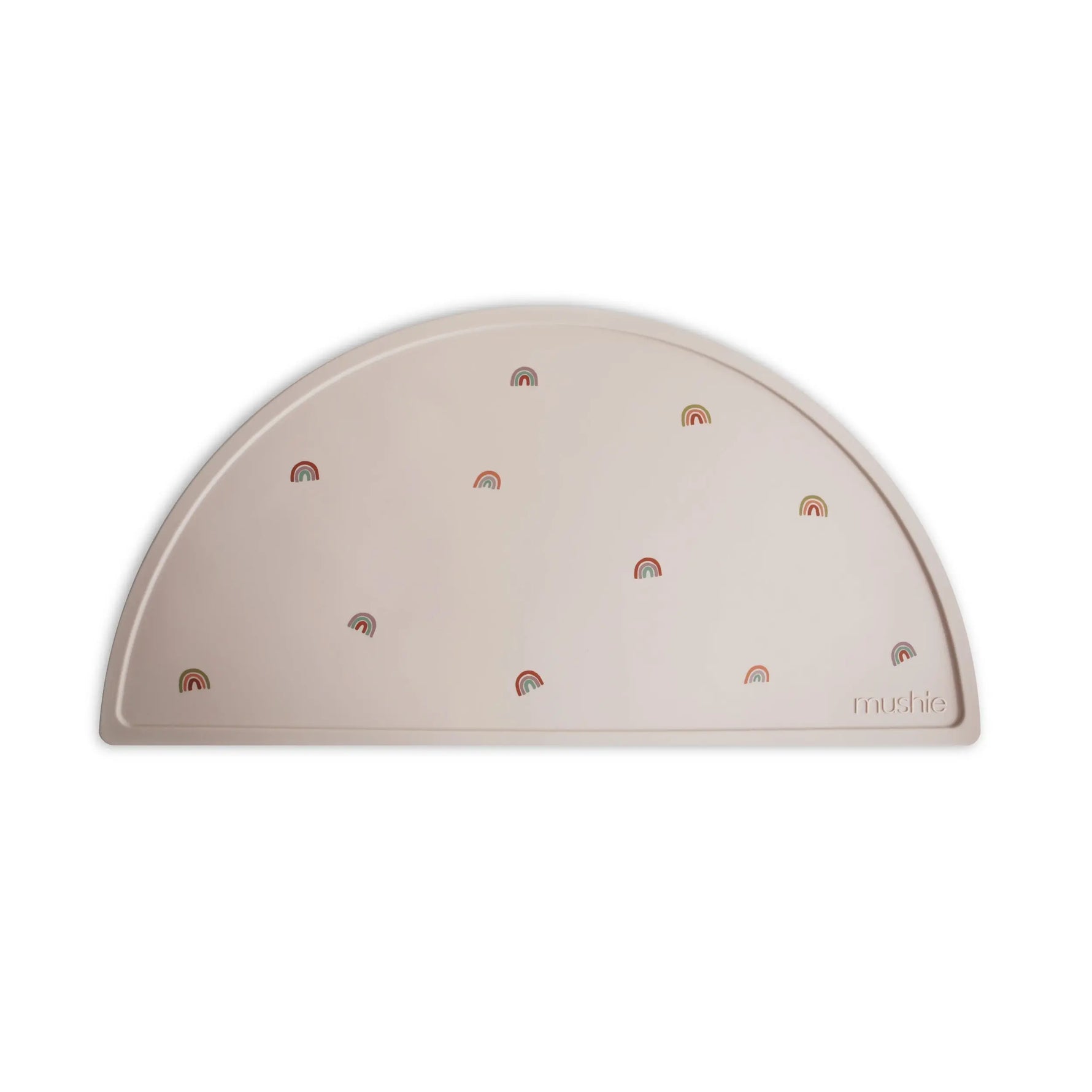 Mushie Silicone Placemat for Kids Durable and Easy to Clean Food Grade Silicone Stylish Design - Home & Garden > Linens & Bedding > Table Linens > Placemats silicone mat