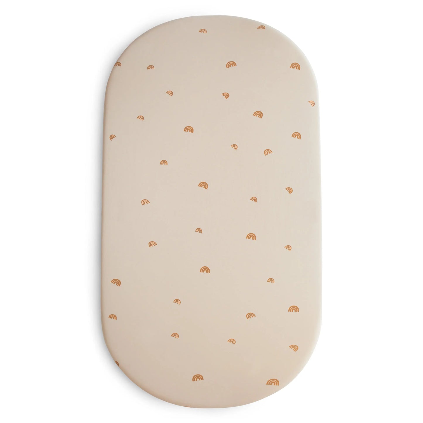 Stretchy Organic Cotton Bassinet Sheet for Babies with Fully Elastic Edges Mushie