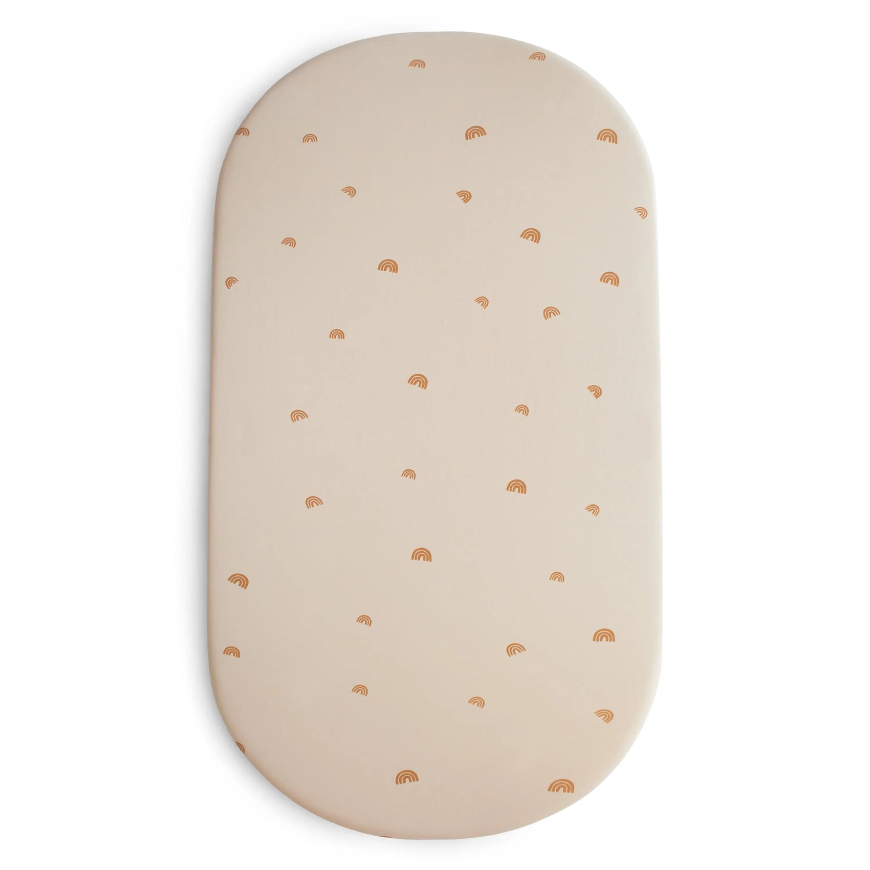 Mushie Stretchy Organic Cotton Bassinet Sheet for Babies with Fully Elastic Edges - Home & Garden > Linens & Bedding > Bedding > Bed Sheets crib sheets