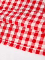 Rylee Faith Designs Red Cherry Bow Plaid Smocking Embroidery Girls Dress - Apparel & Accessories > Clothing > Baby & Toddler Clothing > Baby & Toddler Dresses Dress
