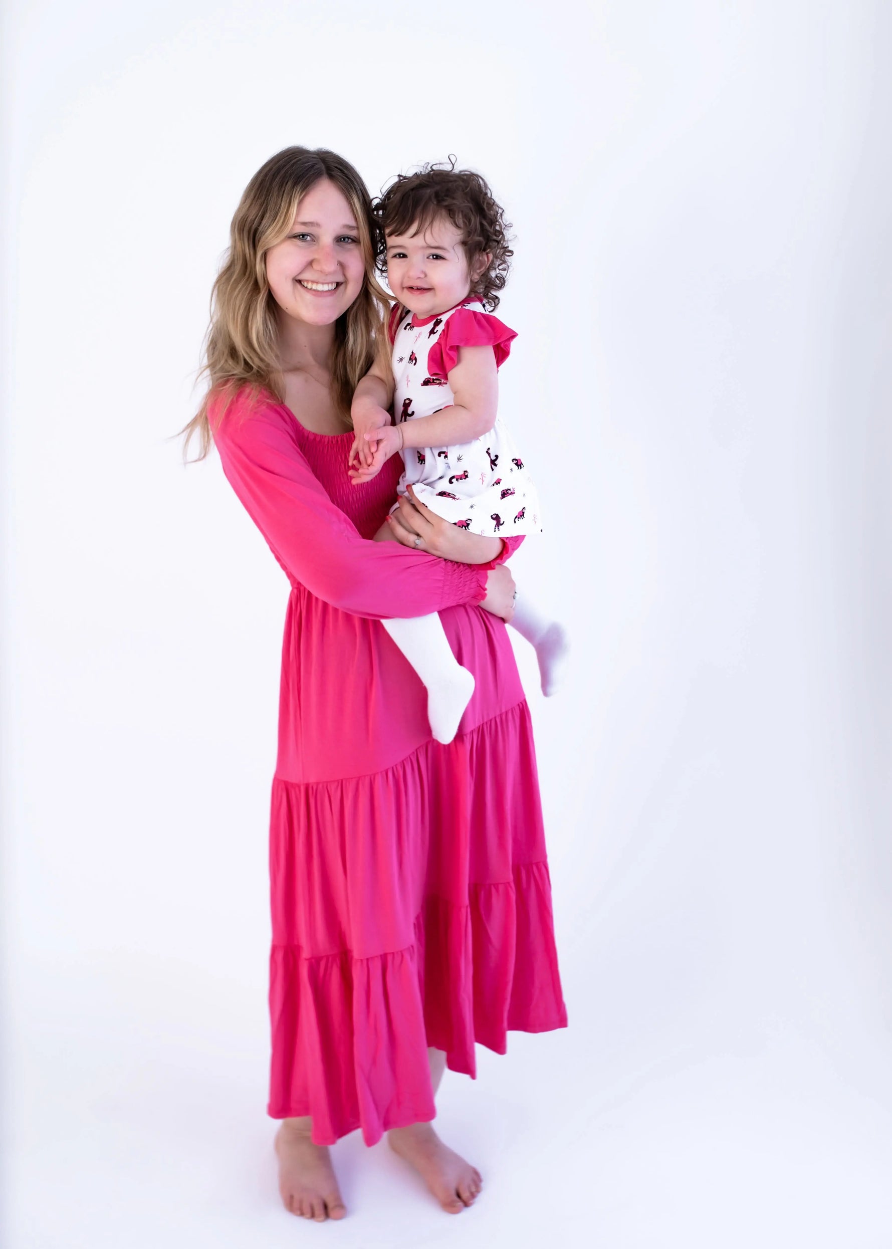 Bubble Baby Red Panda | Flutter Bodysuit Dress - 