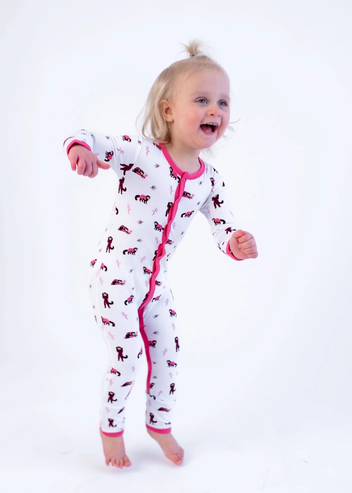 Red Panda | Snap Romper - Baby & Toddler Clothing, Child, Pink, Toddler, Nightwear | Everetts Place
