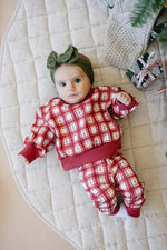 Little Joy Co. Red Plaid Christmas Tree Joggers - Everetts Place Boutique - 
