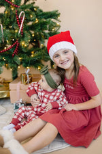 Little Joy Co. Red Plaid Christmas Tree Joggers - Everetts Place Boutique - 