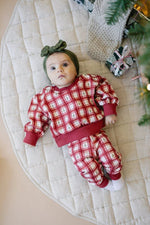 Little Joy Co. Red Plaid Christmas Tree Joggers - Everetts Place Boutique - 