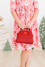 Mila & Rose ® Red Shimmer Girls Crossbody Purse Gift for Kids Everyday Use - Everetts Place Boutique - 