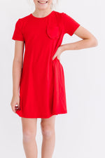 Red T-Shirt Dress by Mila & Rose ®