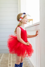Mila & Rose ® Red Tank Tutu Leotard For Girls Ballet Class Dresses - Everetts Place Boutique - 