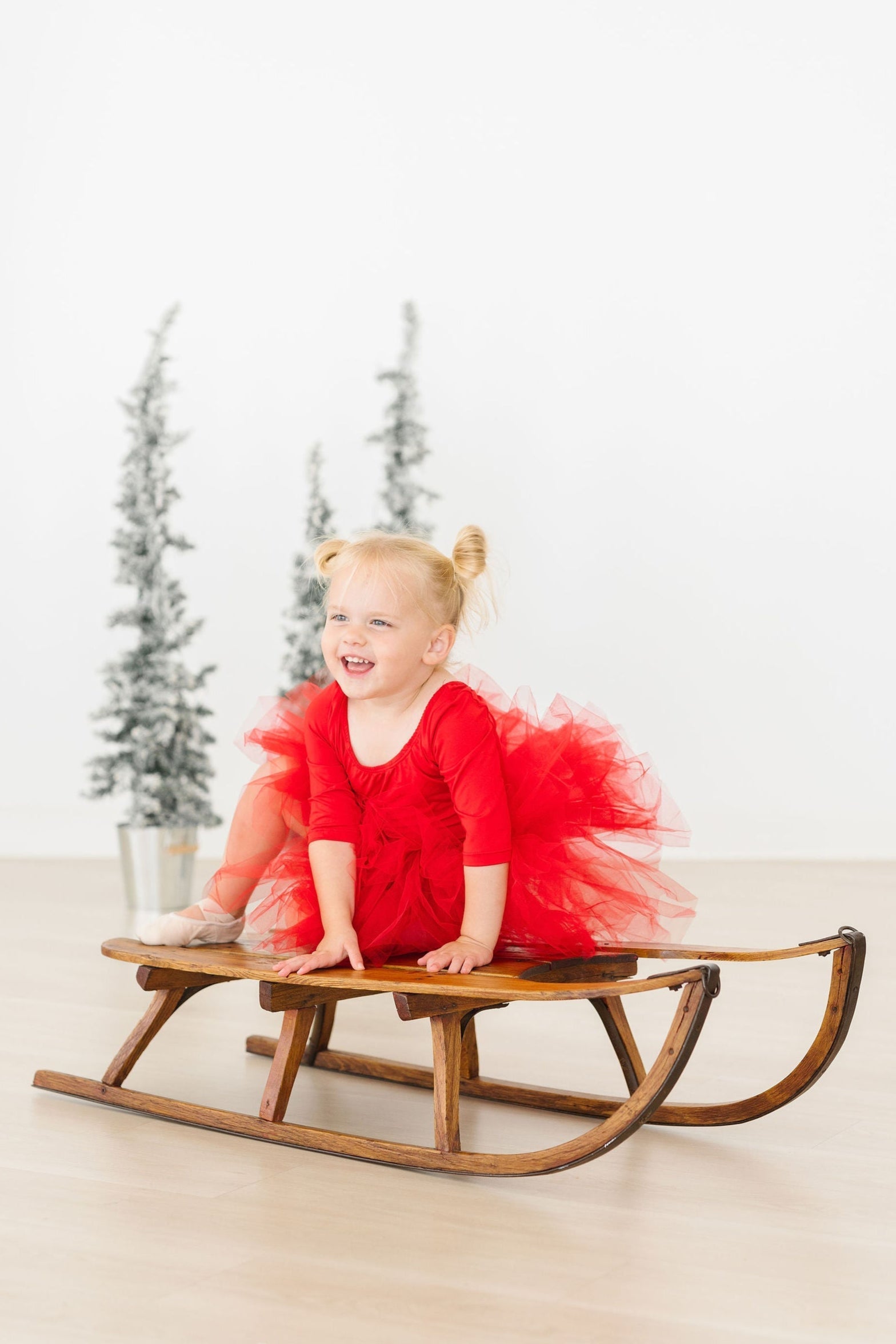 Red Tutu Leotard For Little Dancers With Full Fluffy Layers Mila & Rose ® Everetts Place: Online Boutique