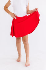 Mila & Rose ® Red Twirl Skort With Attached Shorts For Girls Everyday Wear - Everetts Place Boutique - 