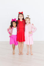 Mila & Rose ® Red Twirl Skort With Attached Shorts For Girls Everyday Wear - Everetts Place Boutique - 