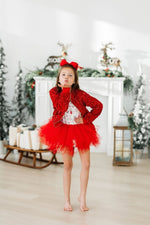Mila & Rose ® Red Velvet Sequin Jacket for Girls Mila Rose Kids Collection - Everetts Place Boutique - 