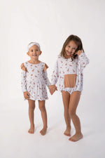Bubble Baby Reindeer | Long Sleeve Bubble Romper - 