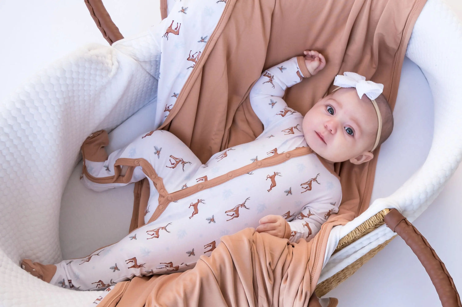 Bubble Baby Reindeer | Snap Footie - 