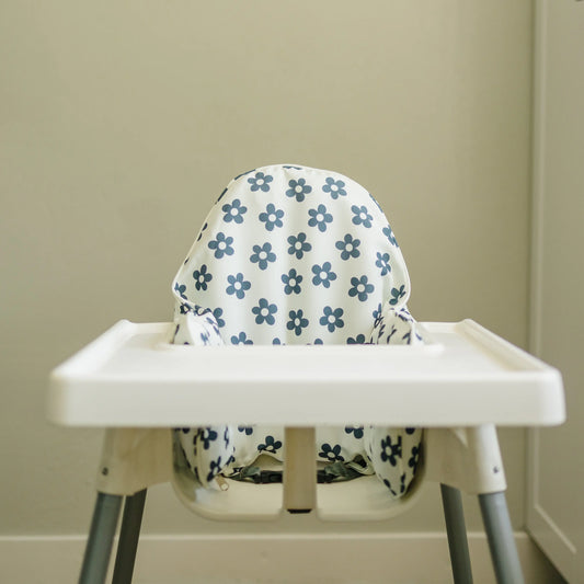 Retro Black and White Daisy Cushion Cover for IKEA Antilop Little Joy Co. Everetts Place: Online Boutique