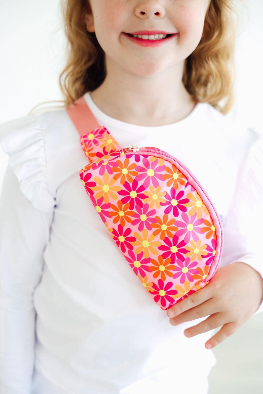 Retro Daisies Belt Bag For Kids By Mila Rose Boutique Mila & Rose ® Everetts Place: Online Boutique