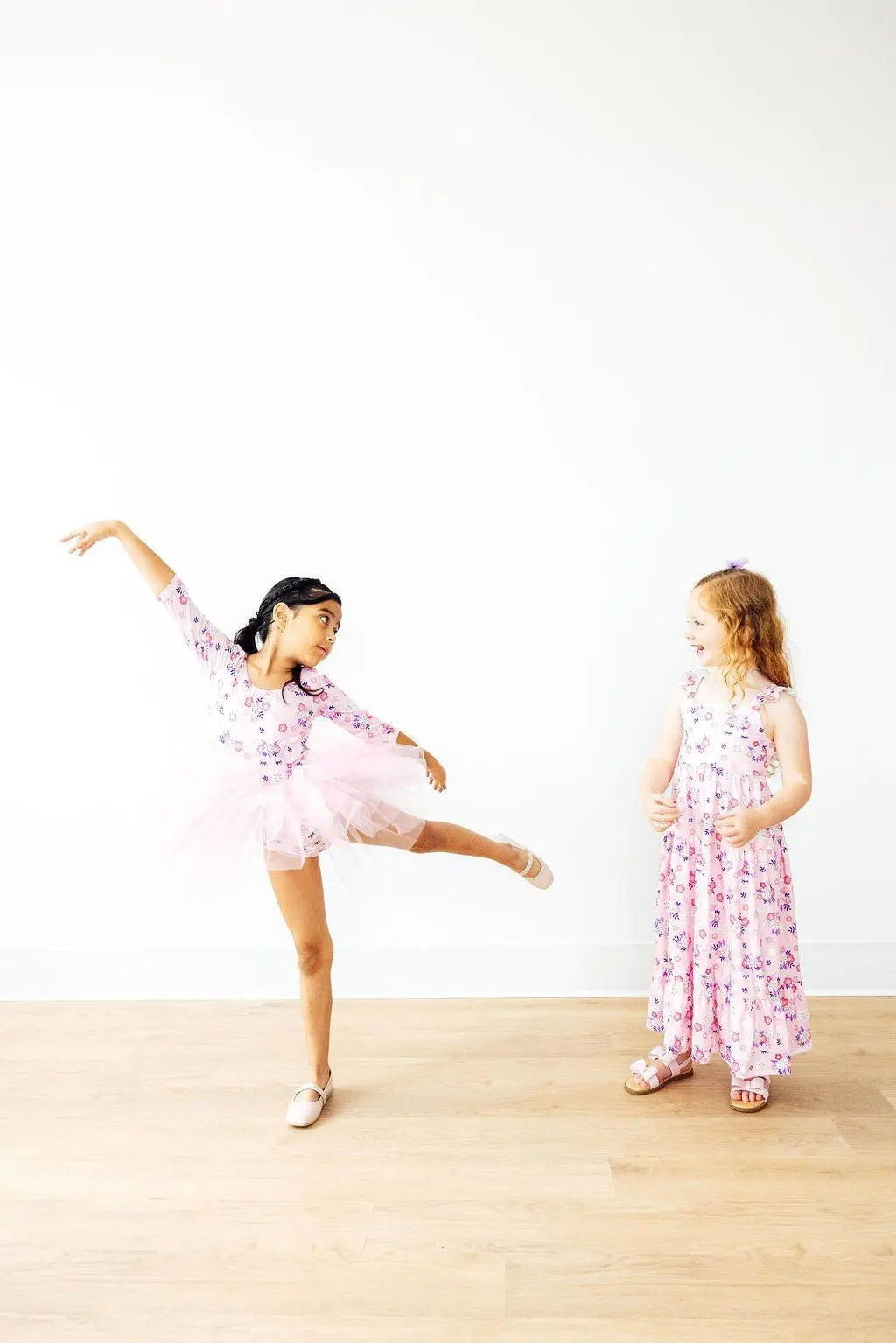 Mila & Rose ® Retro Daydream Three Quarter Sleeve Tutu Leotard For Girls - Apparel & Accessories > Clothing > Activewear > Dance Dresses, Skirts & Costumes Tutu Leotard 3/4