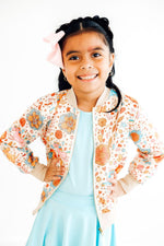 Retro Unicorns Satin Jacket For Women Mila And Rose Mila & Rose ® Everetts Place: Online Boutique