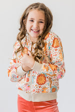 Retro Unicorns Satin Jacket For Women Mila And Rose Mila & Rose ® Everetts Place: Online Boutique