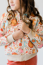 Retro Unicorns Satin Jacket For Women Mila And Rose Mila & Rose ® Everetts Place: Online Boutique