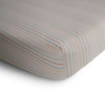 Mushie Extra Soft Muslin Crib Sheet for Baby 100% Cotton Breathable and Cozy - Home & Garden > Linens & Bedding > Bedding crib sheets