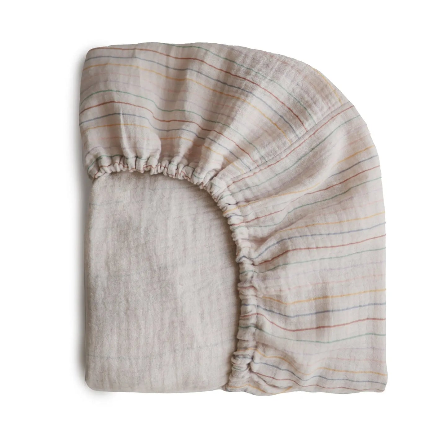 Extra Soft Muslin Crib Sheet for Baby 100% Cotton Breathable and Cozy Mushie