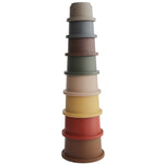 Mushie Stacking Cups Toy for Babies and Toddlers Developmental Learning Tool - Baby & Toddler > Baby Toys & Activity Equipment > Sorting & Stacking Toys toys