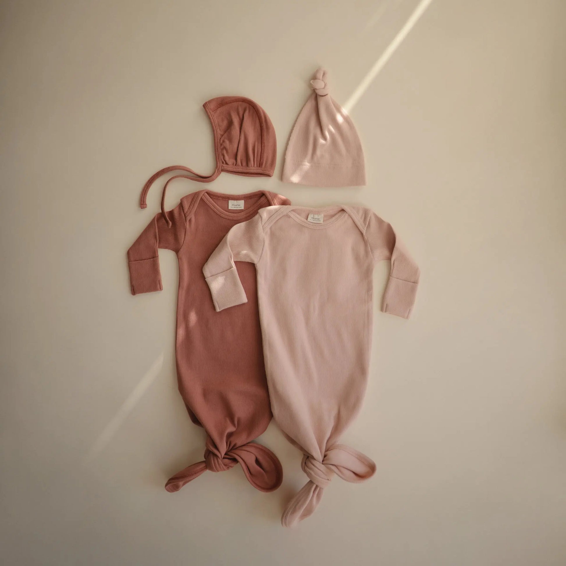Ribbed Baby Bonnet Made with Organic Cotton for Warmth and Comfort Mushie Everetts Place: Online Boutique