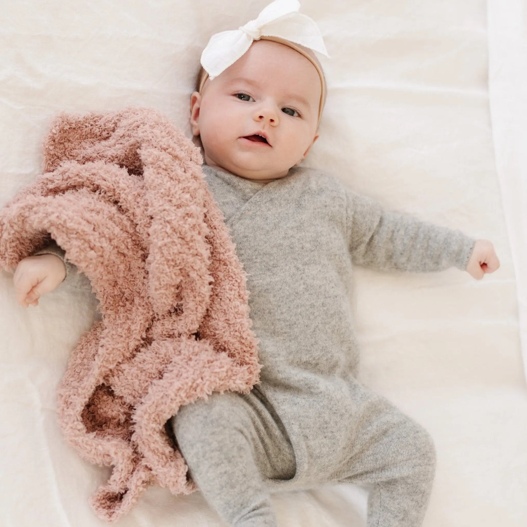 Ribbed Bamboni Mini Blankets Soft Baby Blanket by Saranoni Saranoni Everetts Place Boutique
