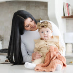 Ribbed Bamboni Mini Blankets Soft Baby Blanket by Saranoni Saranoni Everetts Place Boutique