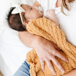 Ribbed Bamboni Mini Blankets Soft Baby Blanket by Saranoni Saranoni Everetts Place Boutique 25.00