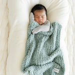 Ribbed Bamboni Mini Blankets Soft Baby Blanket by Saranoni Saranoni Everetts Place Boutique 25.00