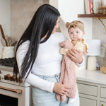Ribbed Bamboni Mini Blankets Soft Baby Blanket by Saranoni Saranoni Everetts Place Boutique