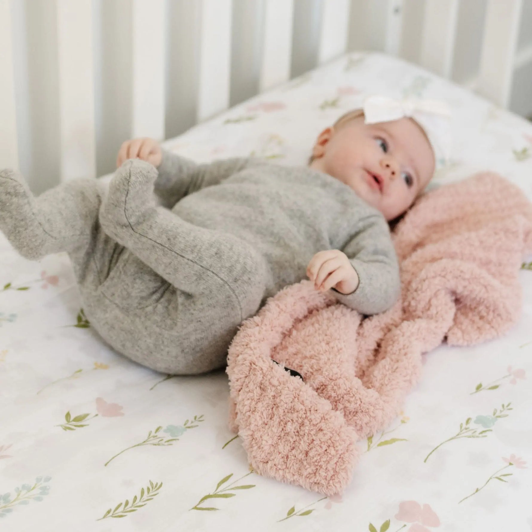 Ribbed Bamboni Mini Blankets Soft Baby Blanket by Saranoni Saranoni Everetts Place Boutique