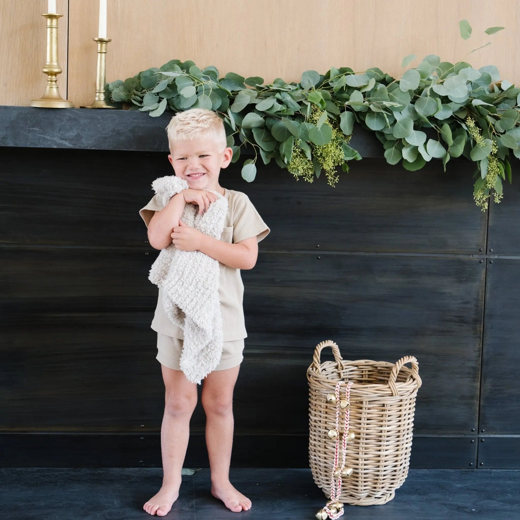 Ribbed Bamboni Mini Blankets Soft Baby Blanket by Saranoni Saranoni Everetts Place Boutique
