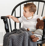 Ribbed Bamboni Mini Blankets Soft Baby Blanket by Saranoni Saranoni Everetts Place Boutique