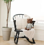 Ribbed Bamboni Receiving Blanket Soft Cozy Baby Blanket Saranoni Everetts Place Boutique