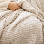 Ribbed Bamboni Throw Blankets Soft Cozy Luxury Premium Saranoni Everetts Place Boutique