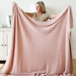 Ribbed Bamboni XL Blankets Breathable Cozy Comfort Saranoni Saranoni Everetts Place Boutique