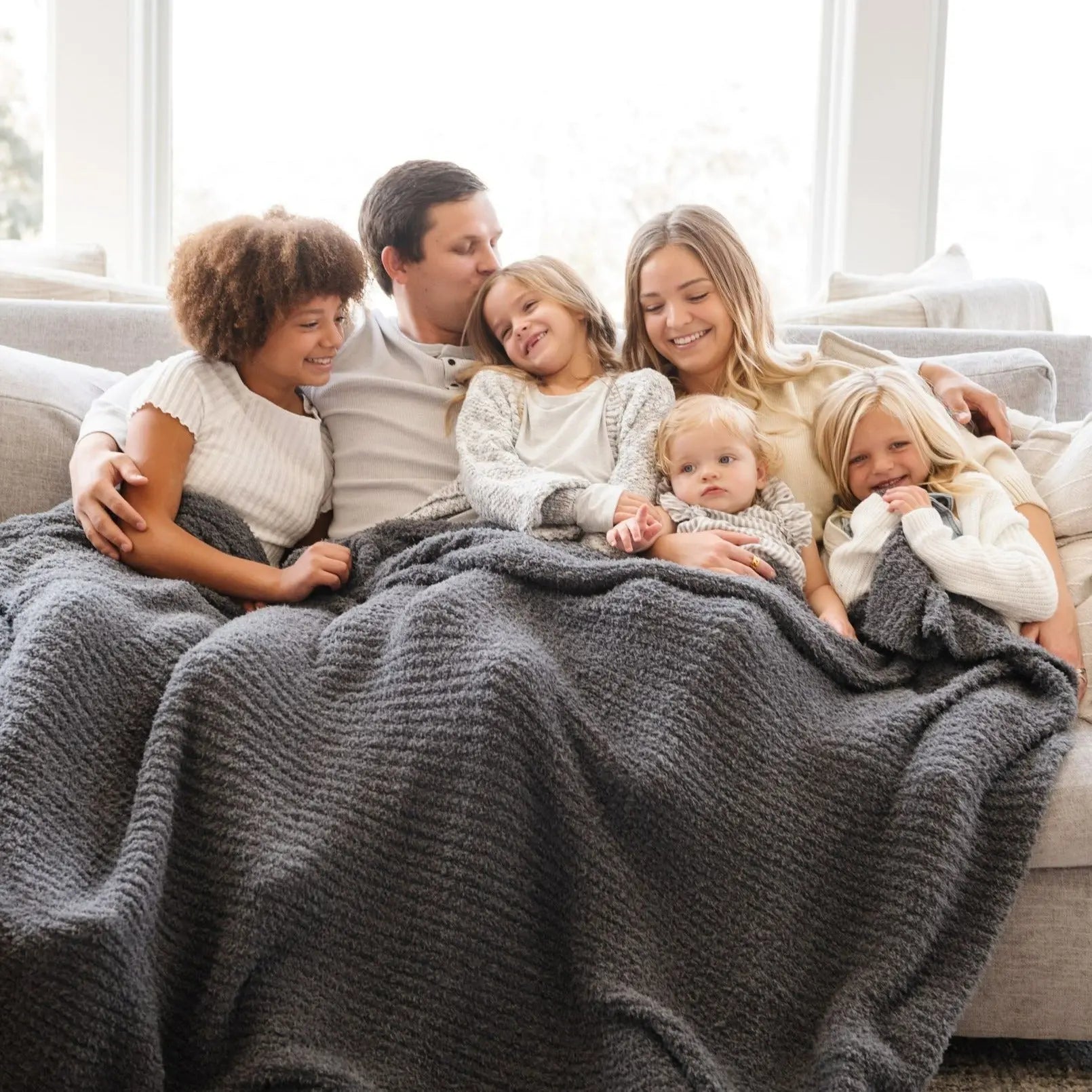 Ribbed Bamboni XL Blankets Breathable Cozy Comfort Saranoni Saranoni Everetts Place Boutique 169.00
