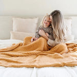 Ribbed Bamboni XL Blankets Breathable Cozy Comfort Saranoni Saranoni Everetts Place Boutique 169.00