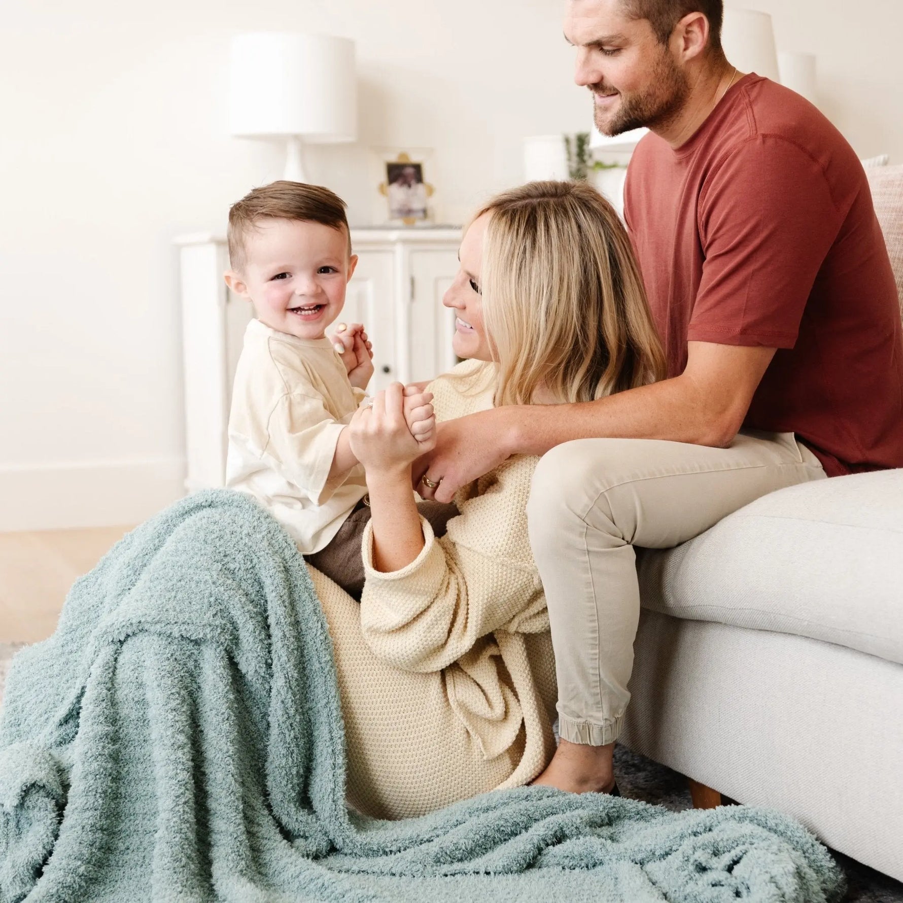 Ribbed Bamboni XL Blankets Breathable Cozy Comfort Saranoni Saranoni Everetts Place Boutique 169.00
